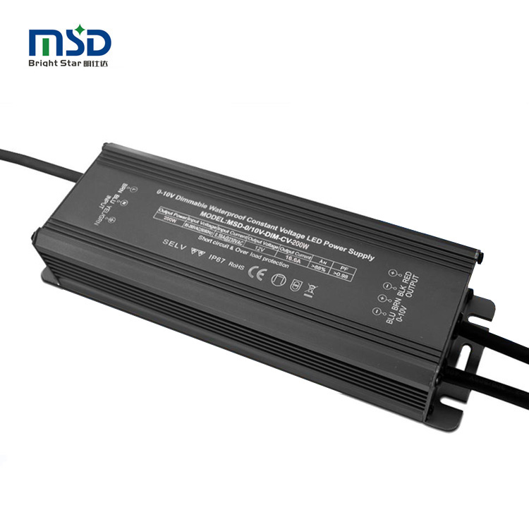 LED driver power supply, LED power supply, LED waterproof driver power supply, outdoor dimming power supply, outdoor street light power supply, Shenzhen Mingshida Intelligent Technology Co., Ltd